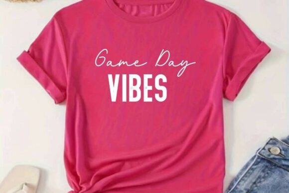 Game Day Vibes Svg, Game Day PNG Design Review