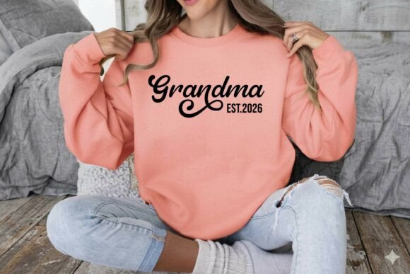 Grandma Est.2026 SVG PNG T-Shirt Design Review