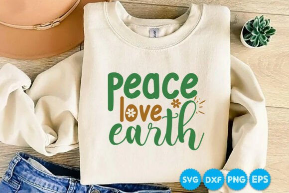 Peace Love Earth, Earth Day SVG Design Review