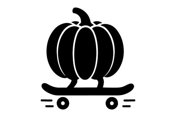 Pumpkin Skateboarding SVG Clipart Vector Review