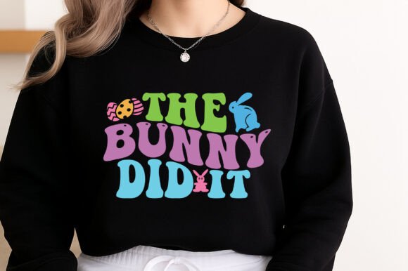 The Bunny Did It Retro SVG